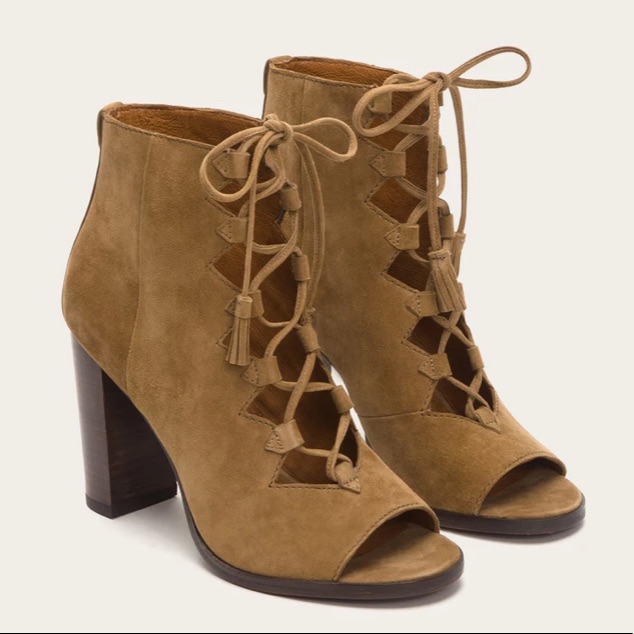 Frye Gabby Ghillie, Cashew, Sz 7.5